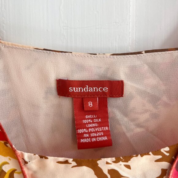 Sundance Floral Silk Dress - Picture 4 of 7